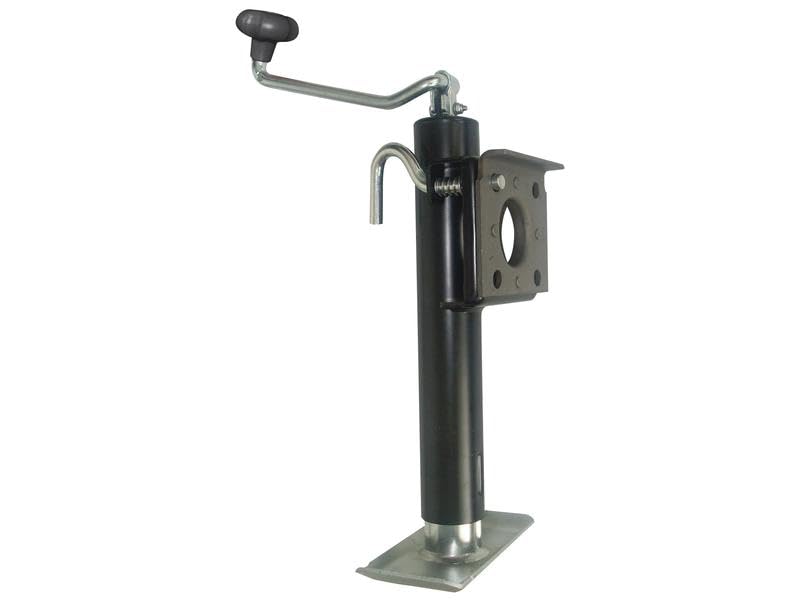 Folding Top Handle Implement Jack 3000lb Capacity Steel Black P453868
