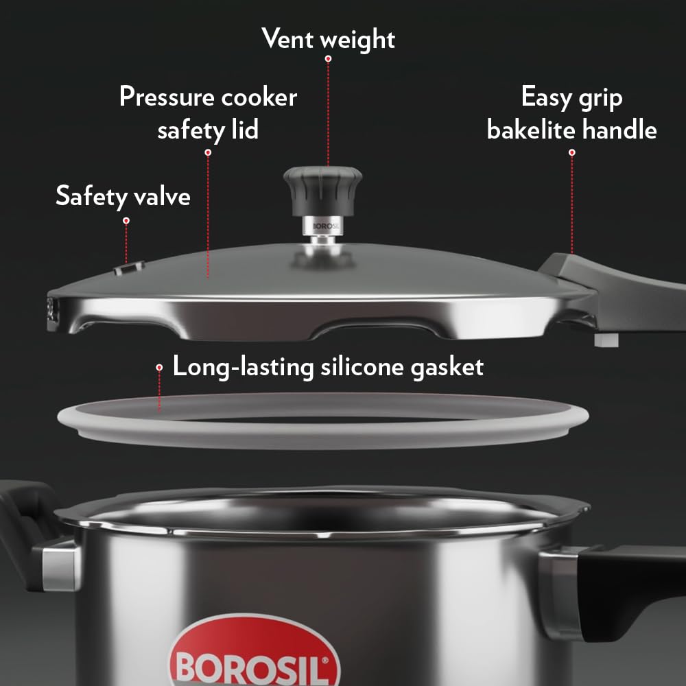 3 L Stainless Steel Pressure Cooker I84378