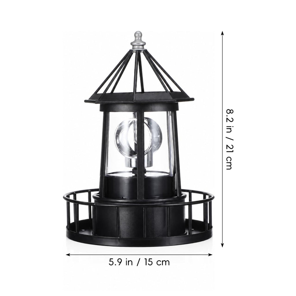 Solar Revolving Lighthouse Light K68773