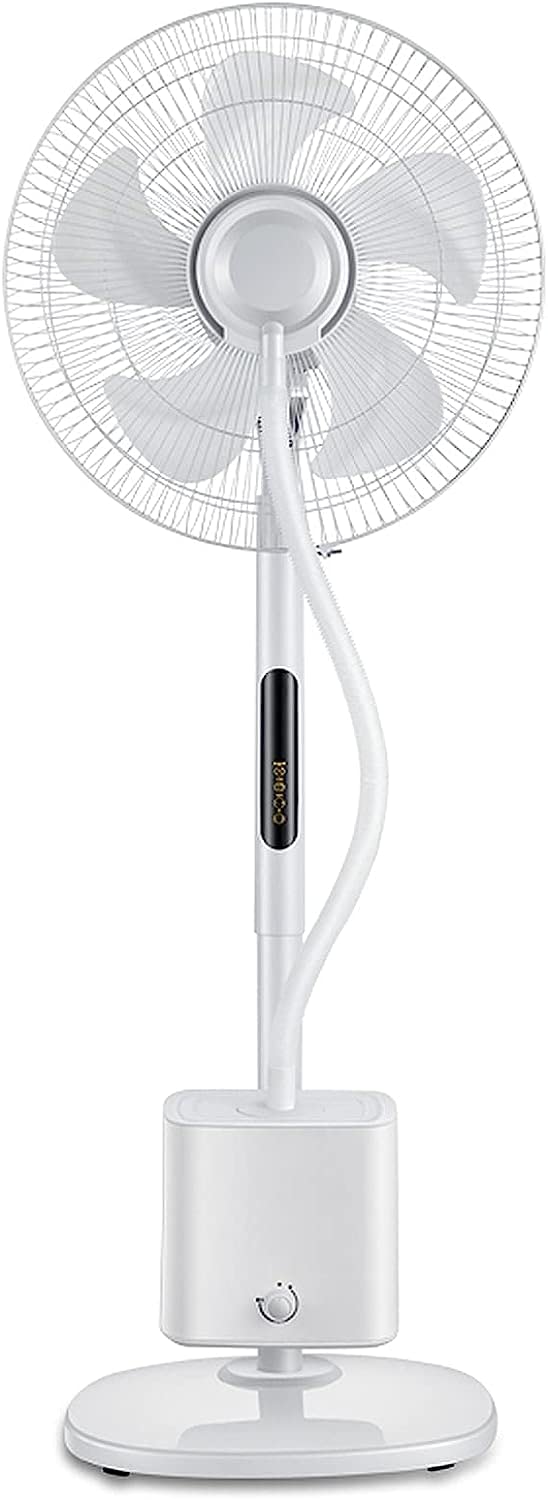 Oscillating Misting Pedestal Fan with Remote Control, 3-Speed, 16-inch, White C143512