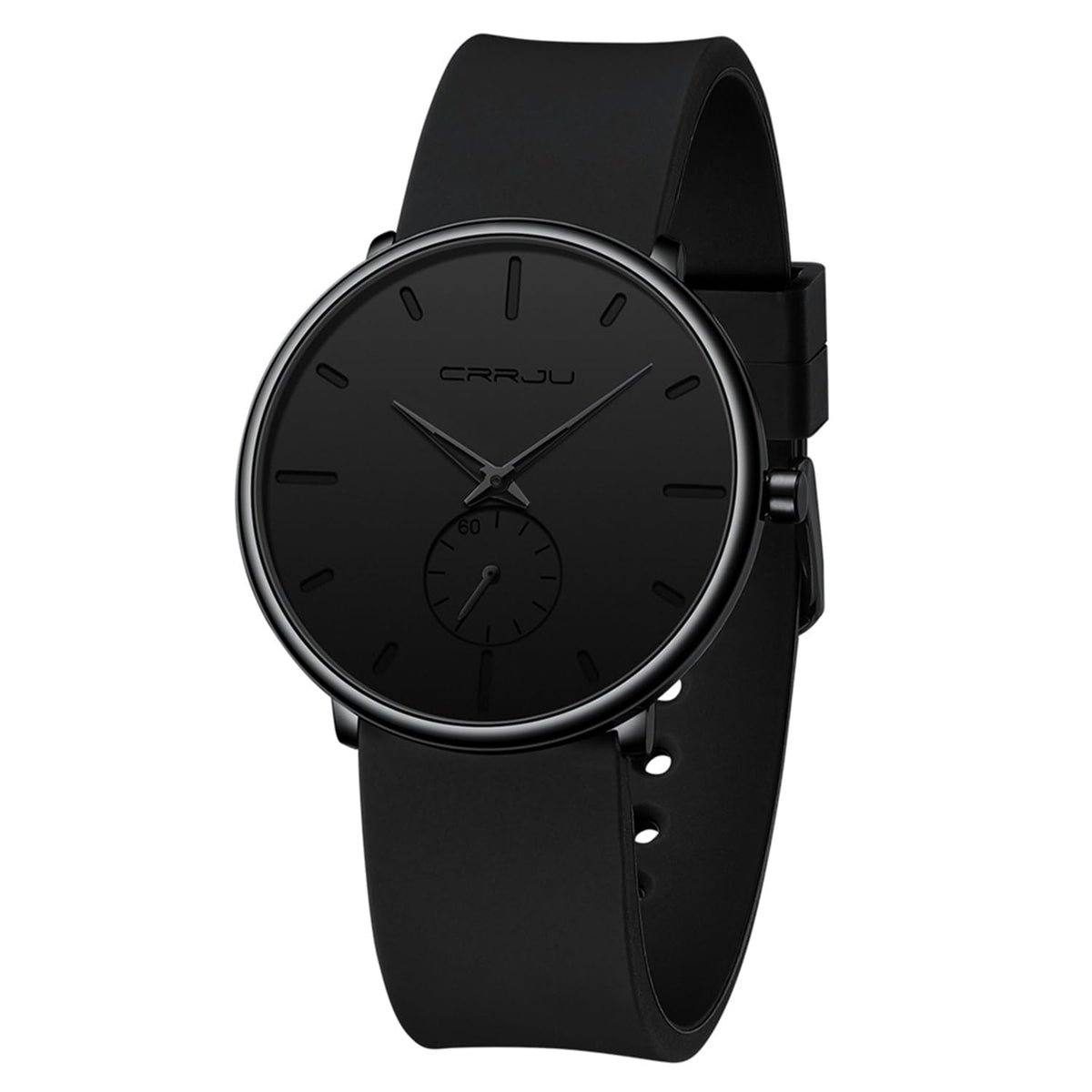 Waterproof Quartz Ultra Thin Wristwatches with Silicone Band M84456
