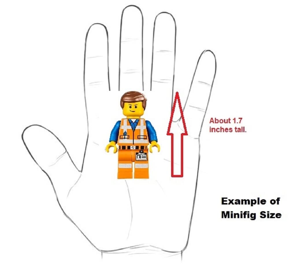Red Robes Minifigure with Wand L846530