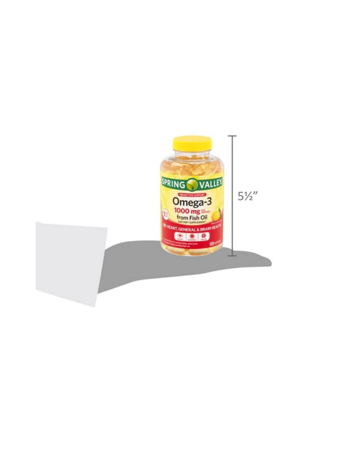 Omega-3 Fish Oil 1000 mg 120 Count V2520