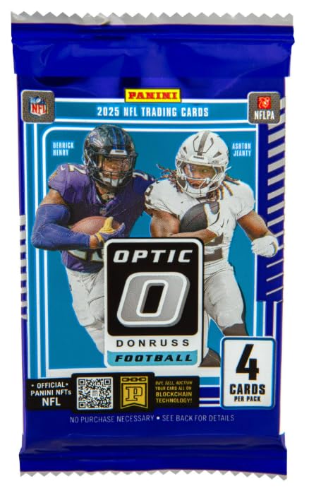 2025 Optic Football Blaster Box Purple Shock 24 Cards C205