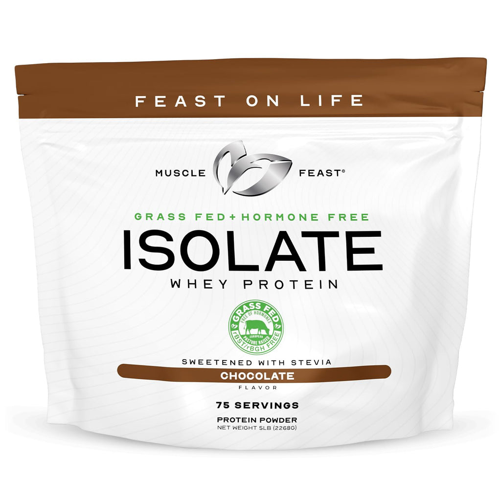Grass-Fed Whey Protein Isolate Vanilla Chocolate 5lb T81541