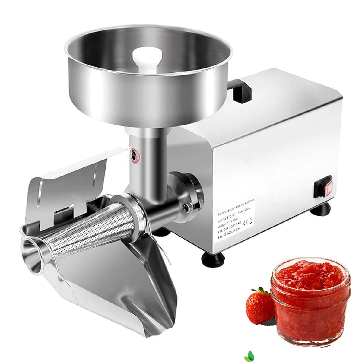 450W Electric Stainless Steel Tomato Strainer K764193