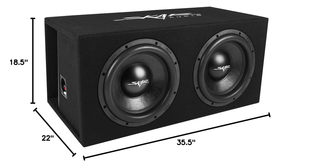 Dual 12" 3200W Vented Subwoofer Enclosure P18379