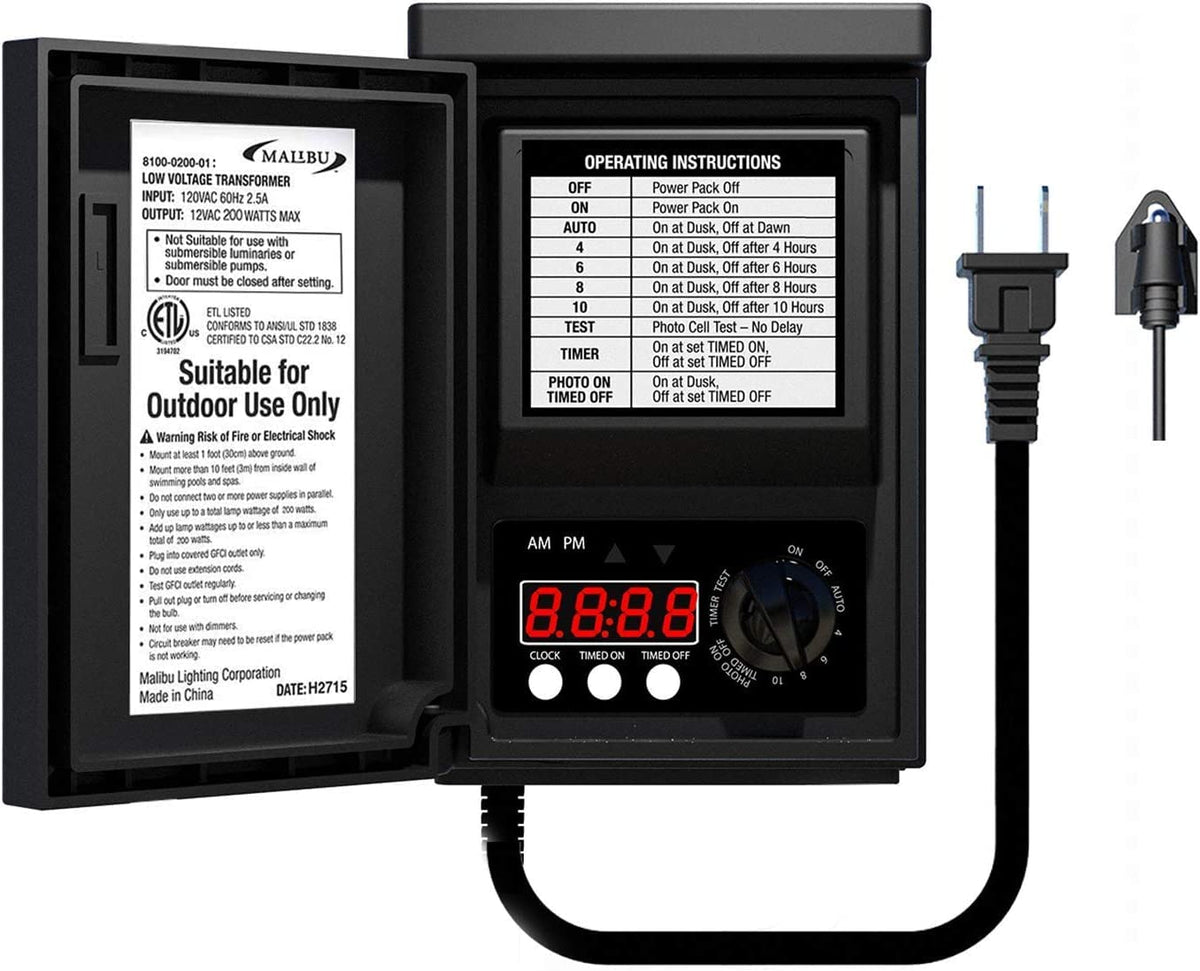 200 Watt Low Voltage Landscape Lighting Transformer T99582