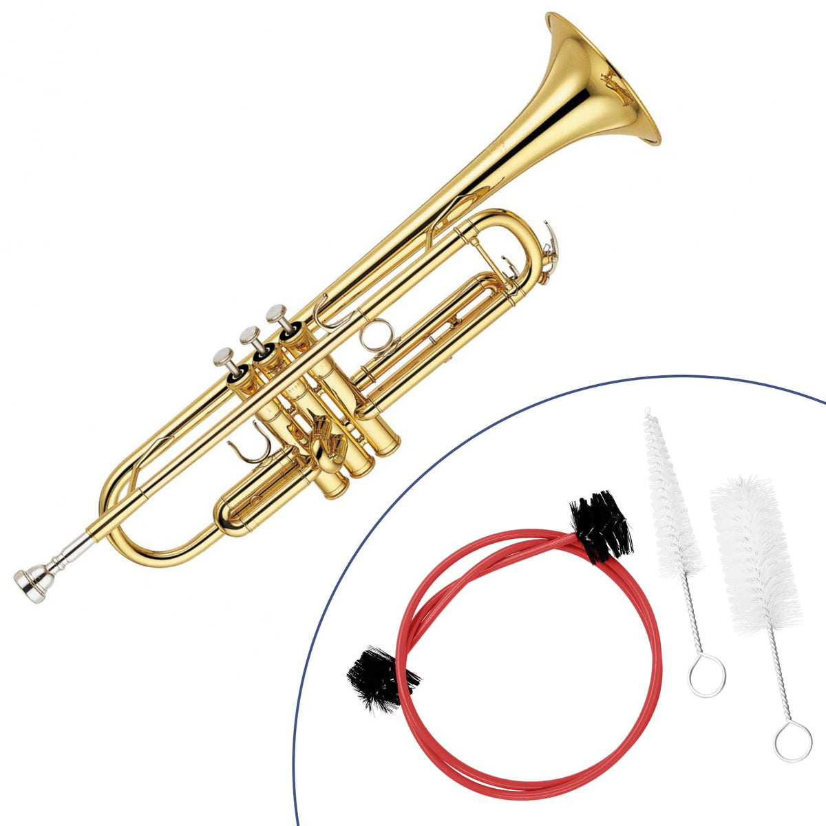 3 Pcs Trumpet Cleaning Kit L9828