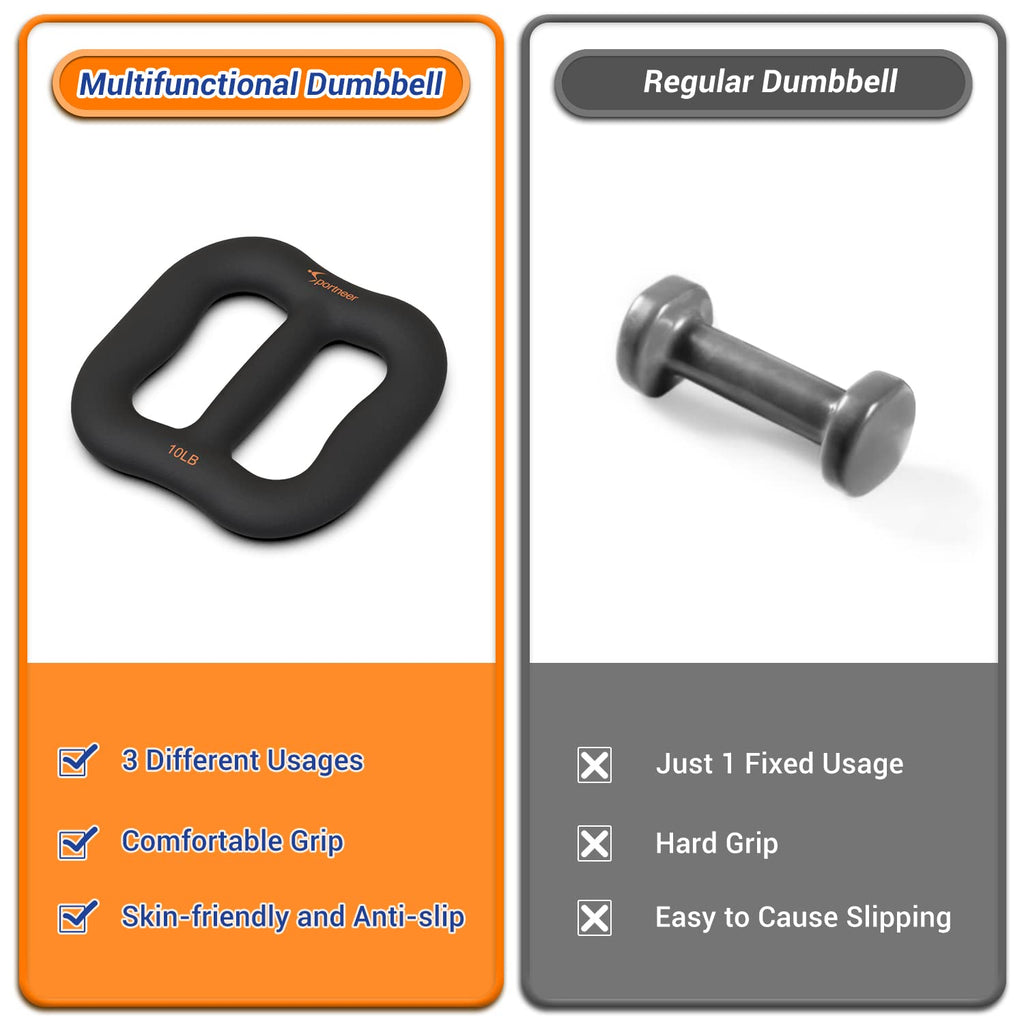 10 lbs Ring-Shaped Dumbbell U425357