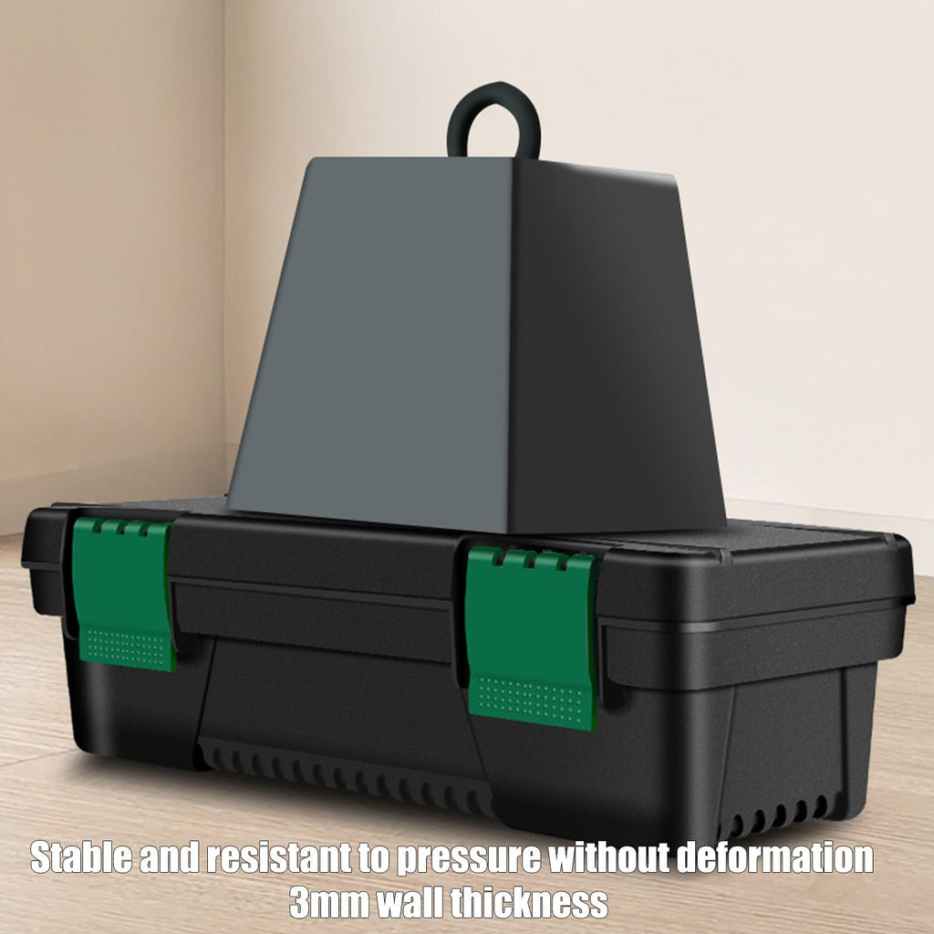 10-inch Plastic Tool Box with Handle and Removable Tray Z43120