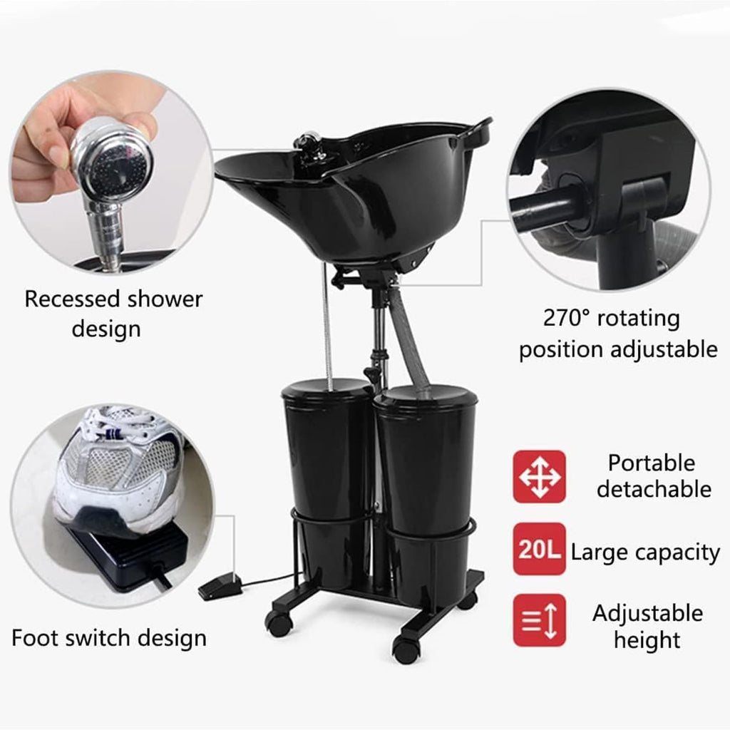 Portable Hair Washing Basin with Electric Pump L4173