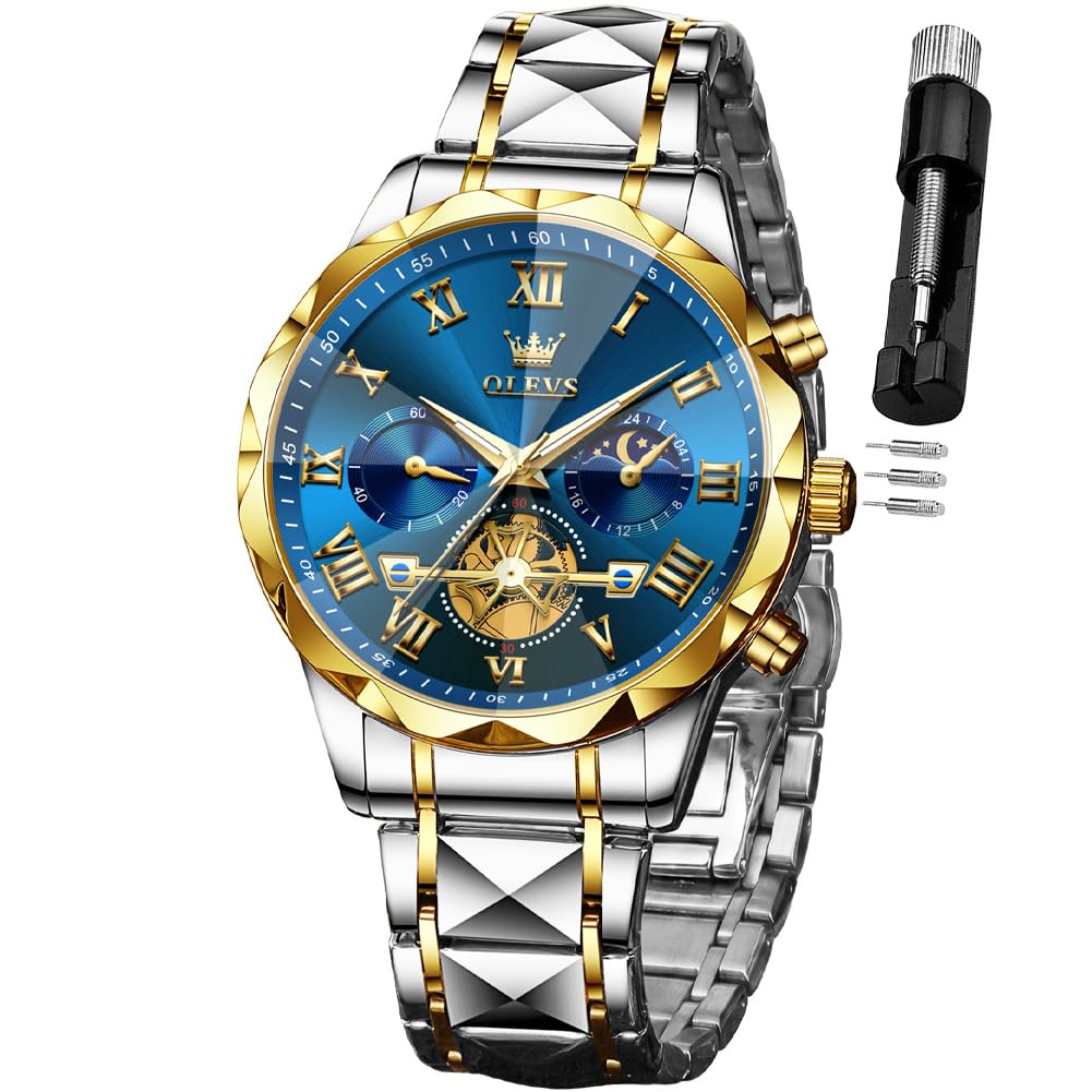 Automatic Moon Phase Dress Wristwatch R517