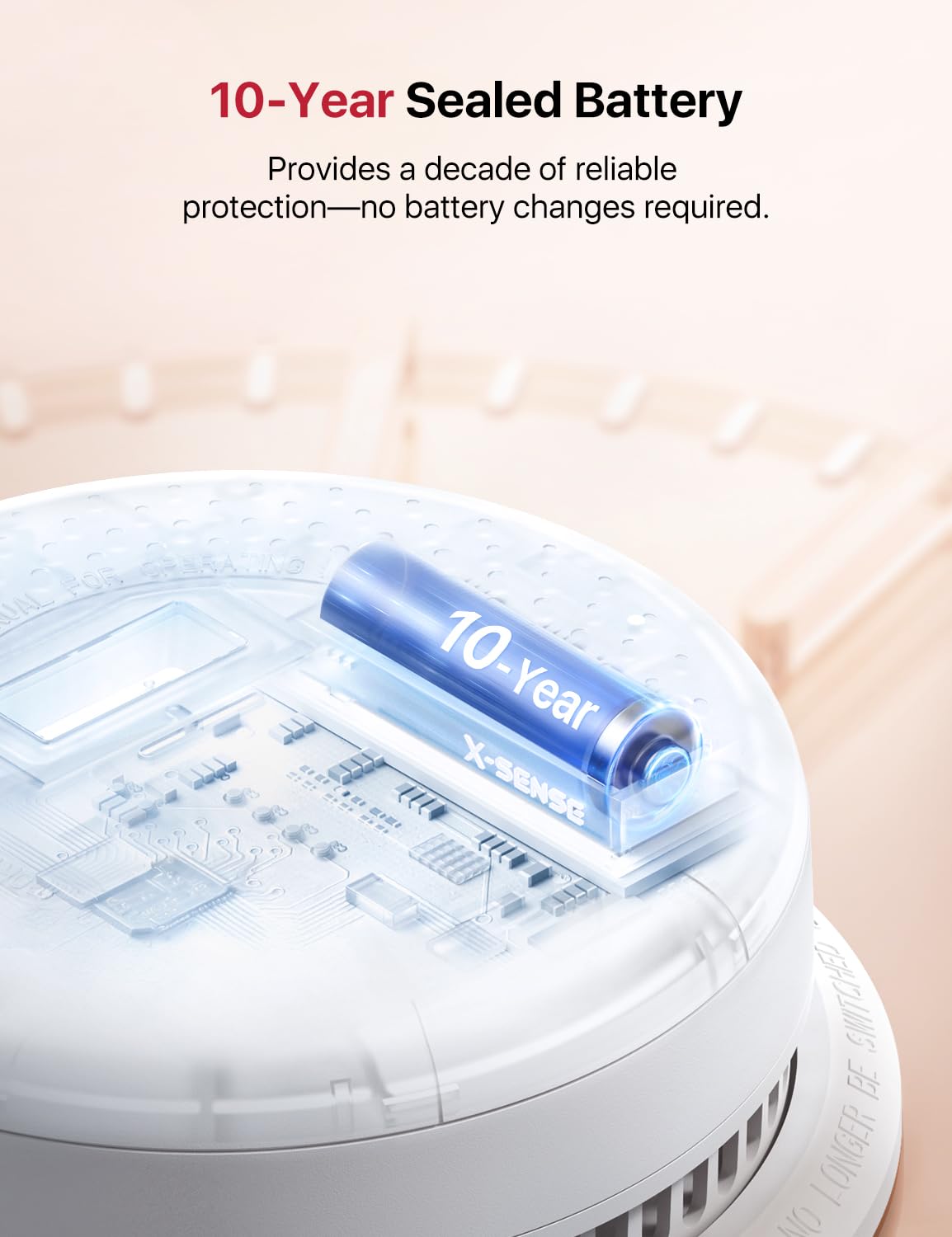 Wireless Interconnected Combination Smoke & CO Alarm B4983