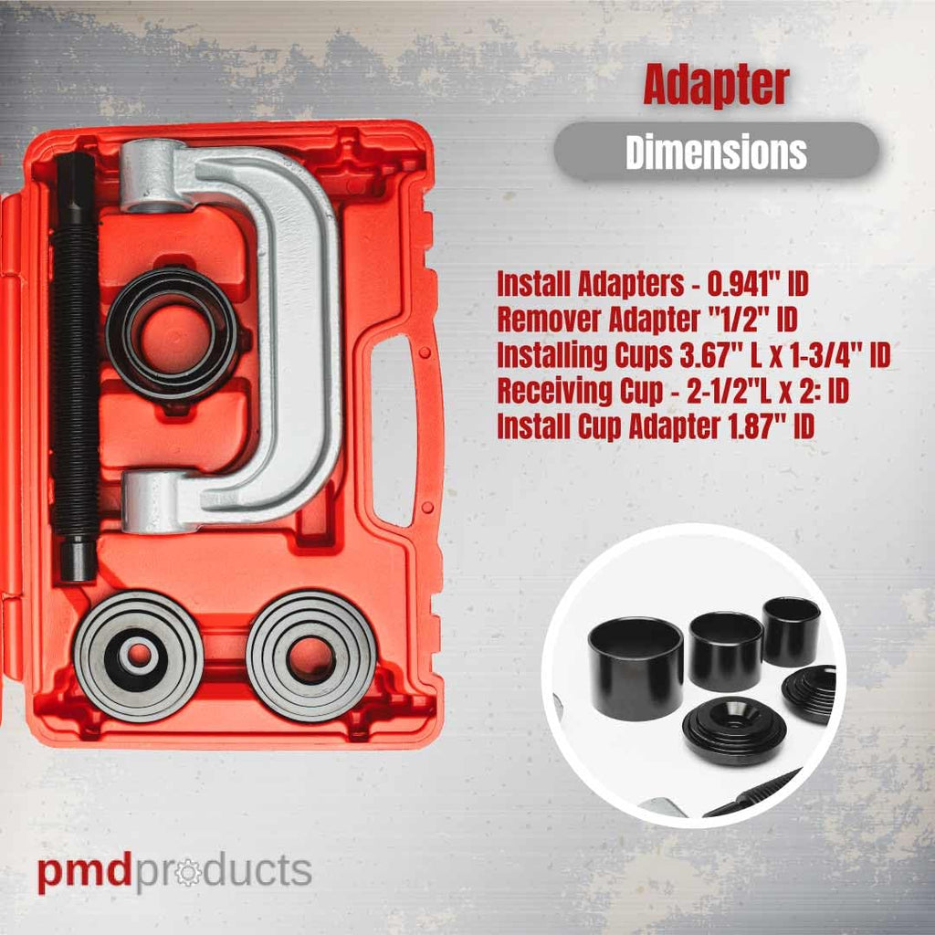 Forged Ball Joint Press Kit with Case H237654