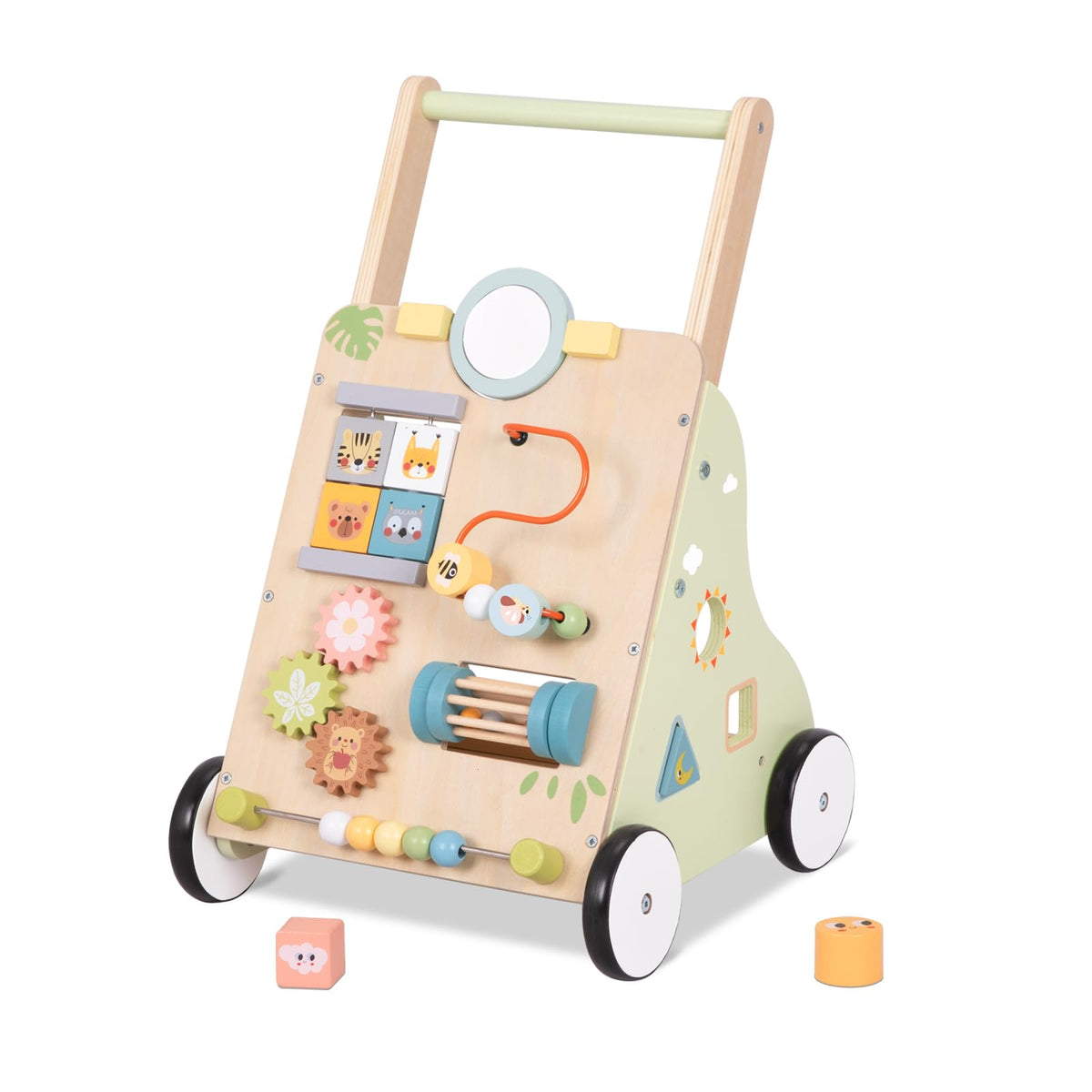 Wooden Baby Walker with Wheels H989