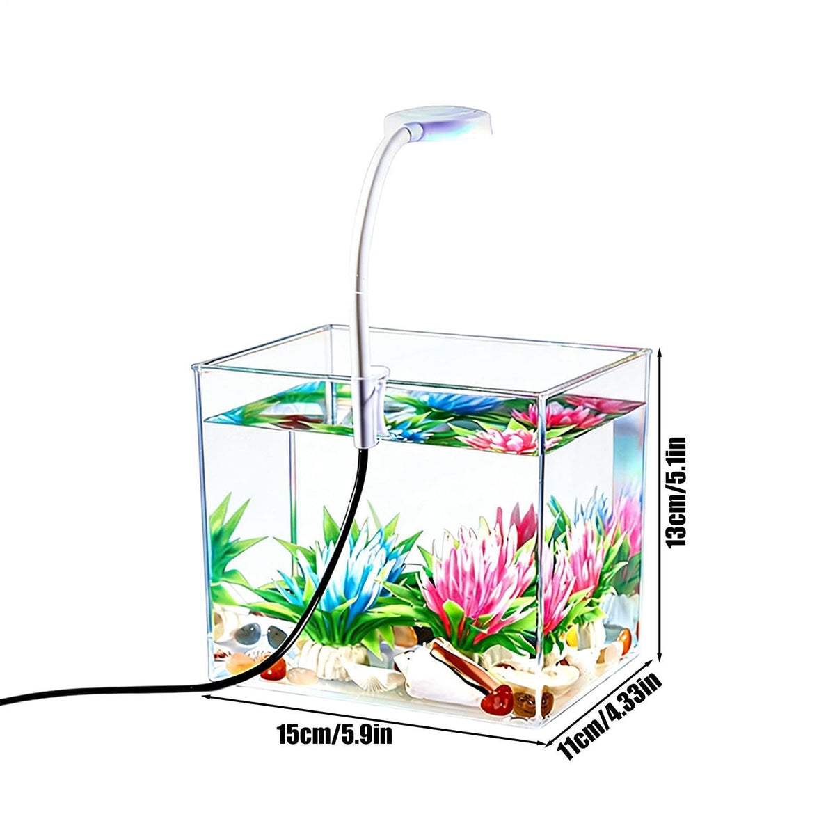 Small Aquarium with LED Lights G421