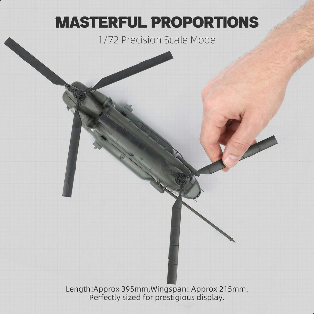 1/72 MH-47G Chinook Die-cast Metal Helicopter Model X35108
