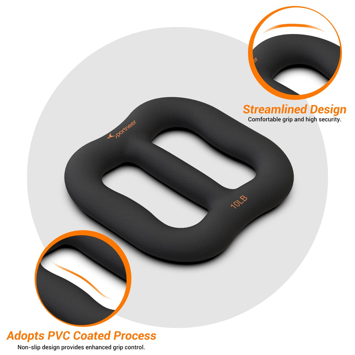 10 lbs Ring-Shaped Dumbbell U425357