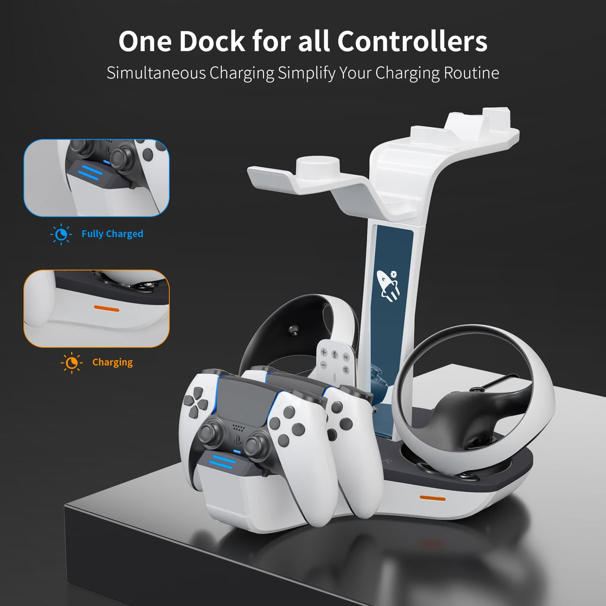 Dual Charging Station for PS5 and VR2 Controllers I31699