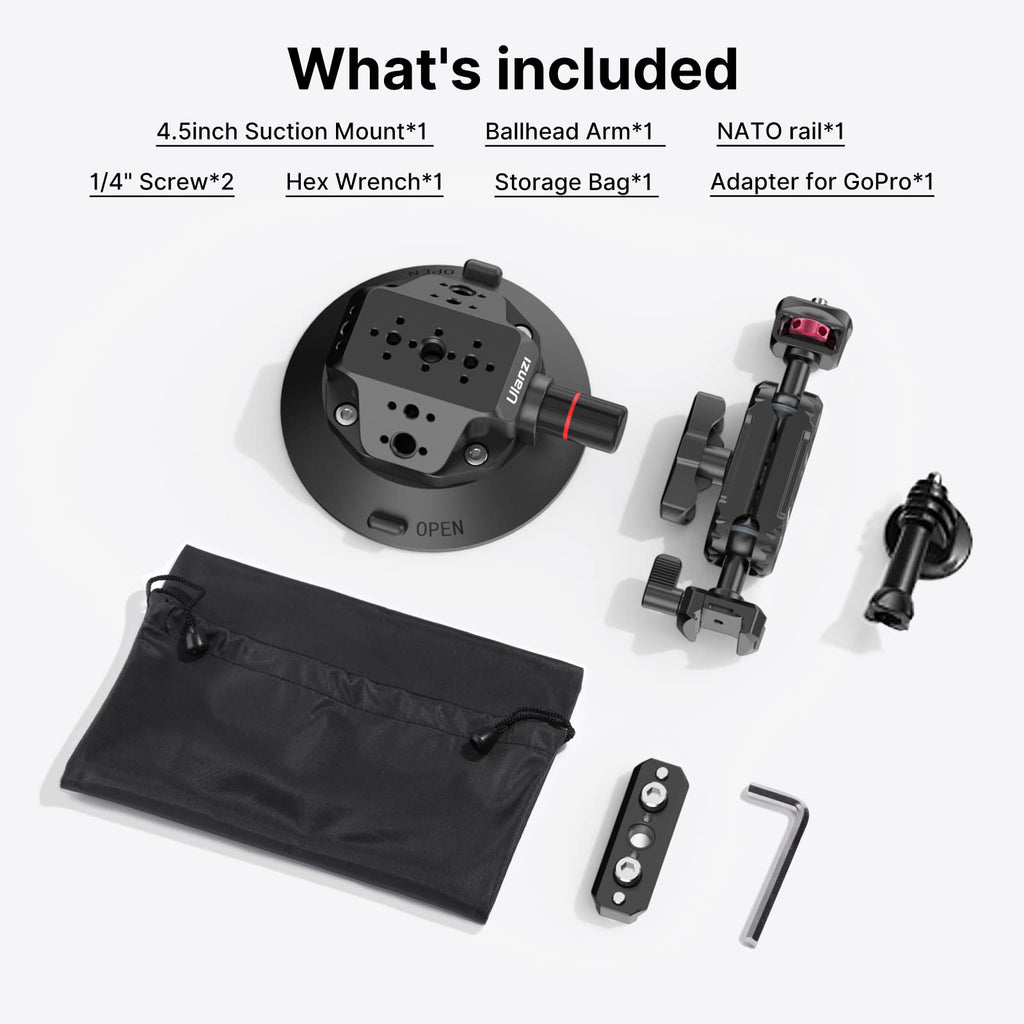 Suction Mount 4.5'' Magic Arm Bracket for DSLR Cameras V48274