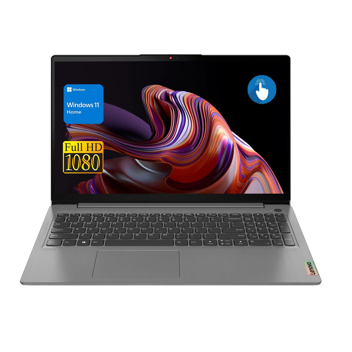 15.6" FHD Touchscreen Laptop, Intel Core i3, 8GB RAM, 256GB SSD, Grey T996649