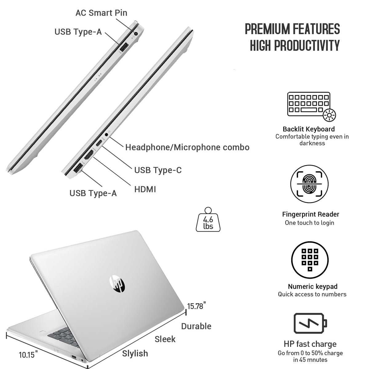 17.3 Inch Touchscreen Laptop I45754