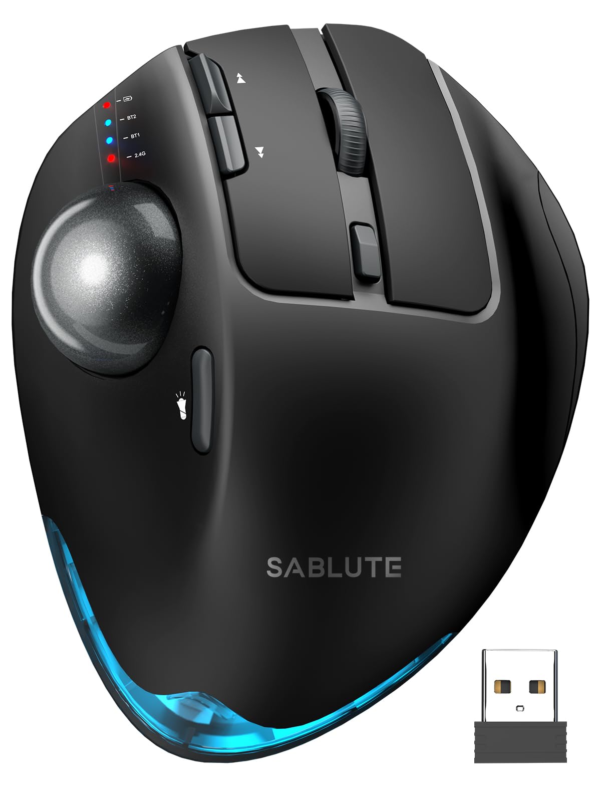 Ergonomic Wireless Trackball Mouse A979