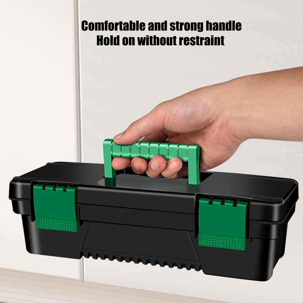 10-inch Plastic Tool Box with Handle and Removable Tray Z43120