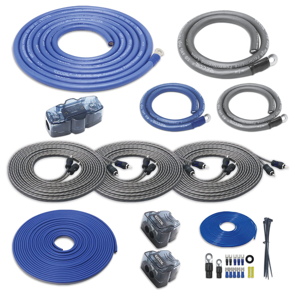 0 Gauge Car Audio Amplifier Wiring Installation Kit V570436