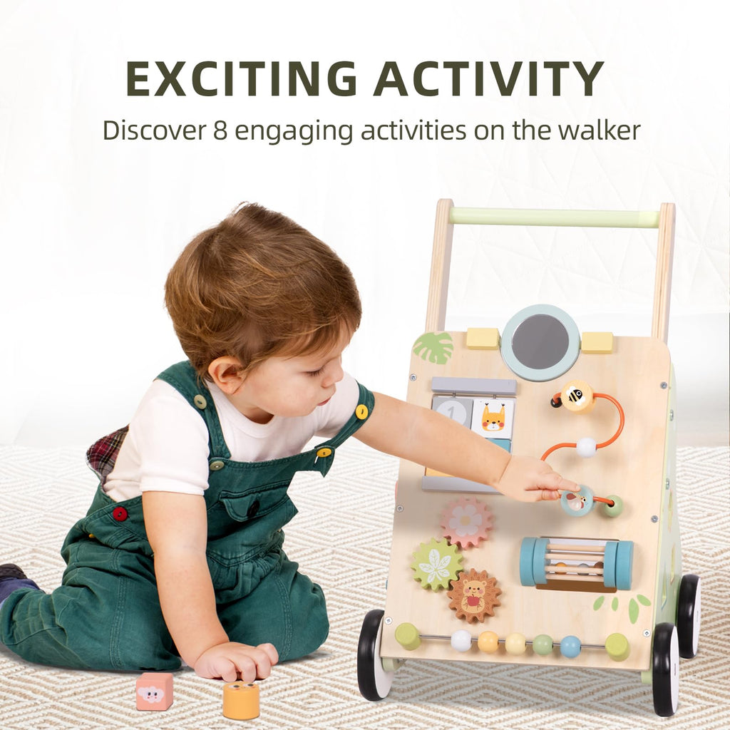 Wooden Baby Walker with Wheels H989