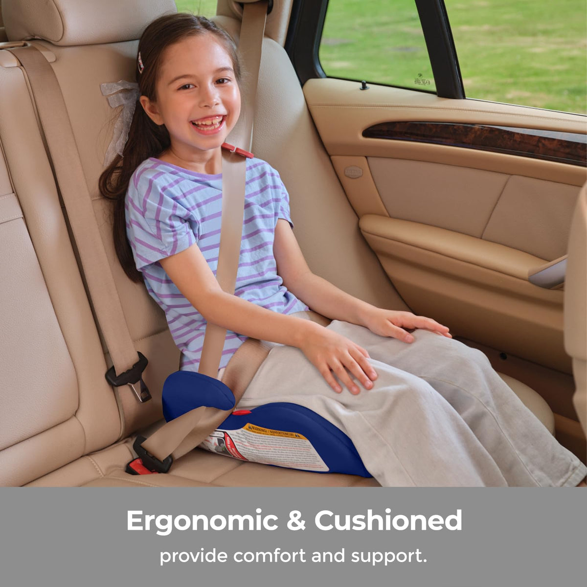 Backless Booster Car Seat, 40-100 lbs M864
