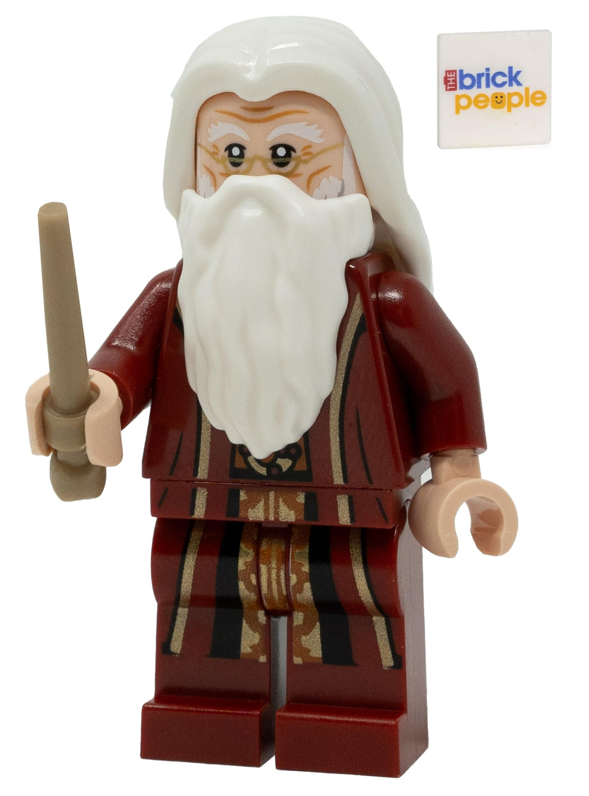 Red Robes Minifigure with Wand L846530