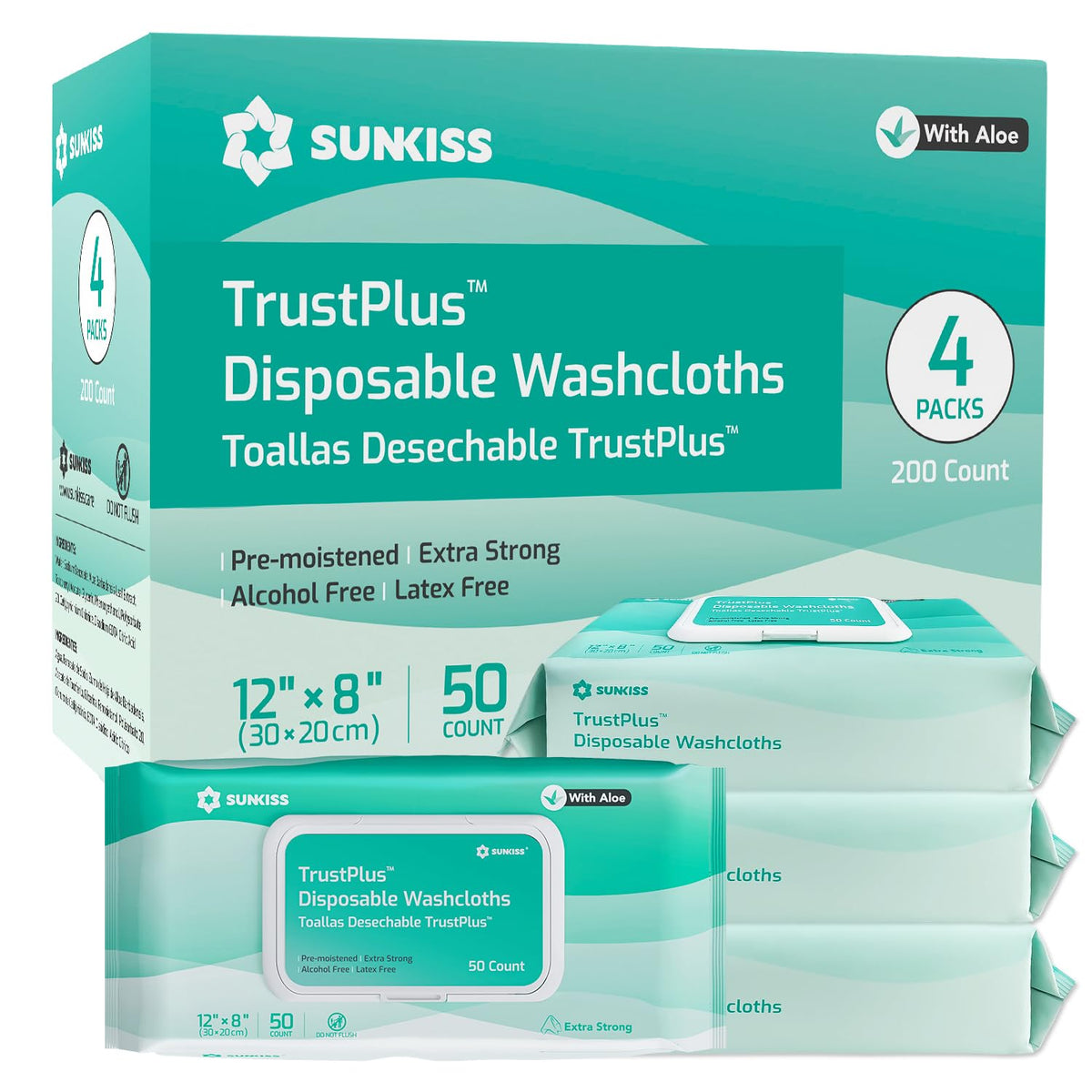 Adult Diapers Large 15 Count & Wet Wipes 200 Count G4454