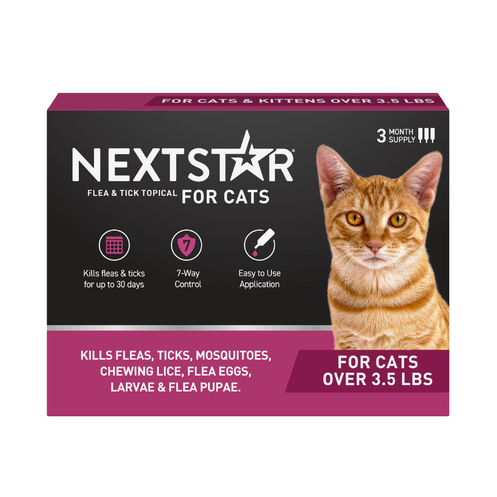 Flea & Tick Topical Cats 3-Month C337
