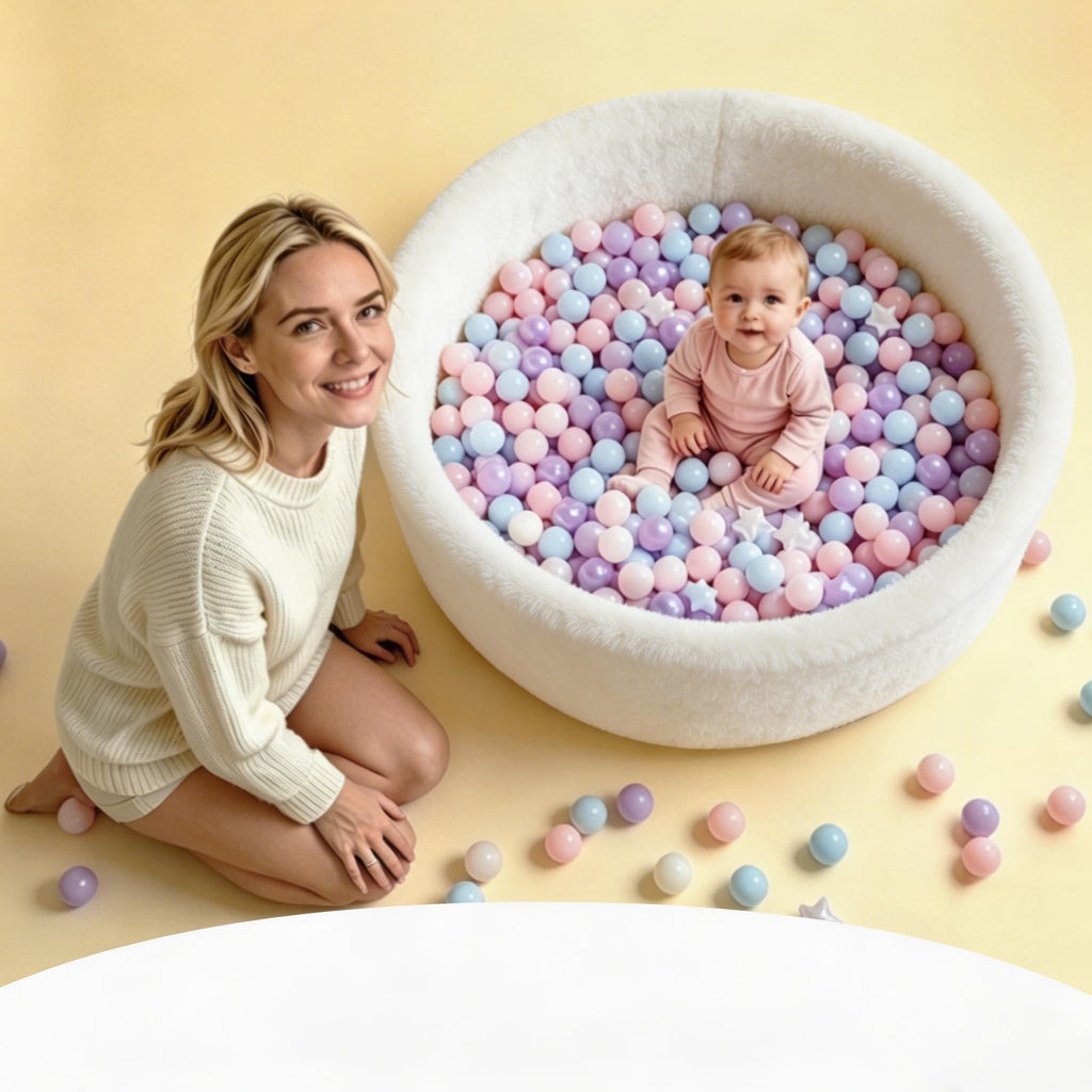 Pink Green Blue White Gray Ball Pit Balls Q457
