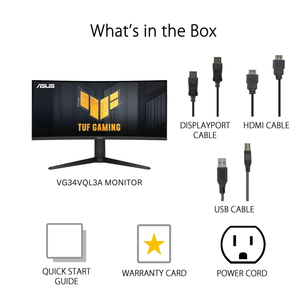 34” 1440P Curved Gaming Monitor O7051