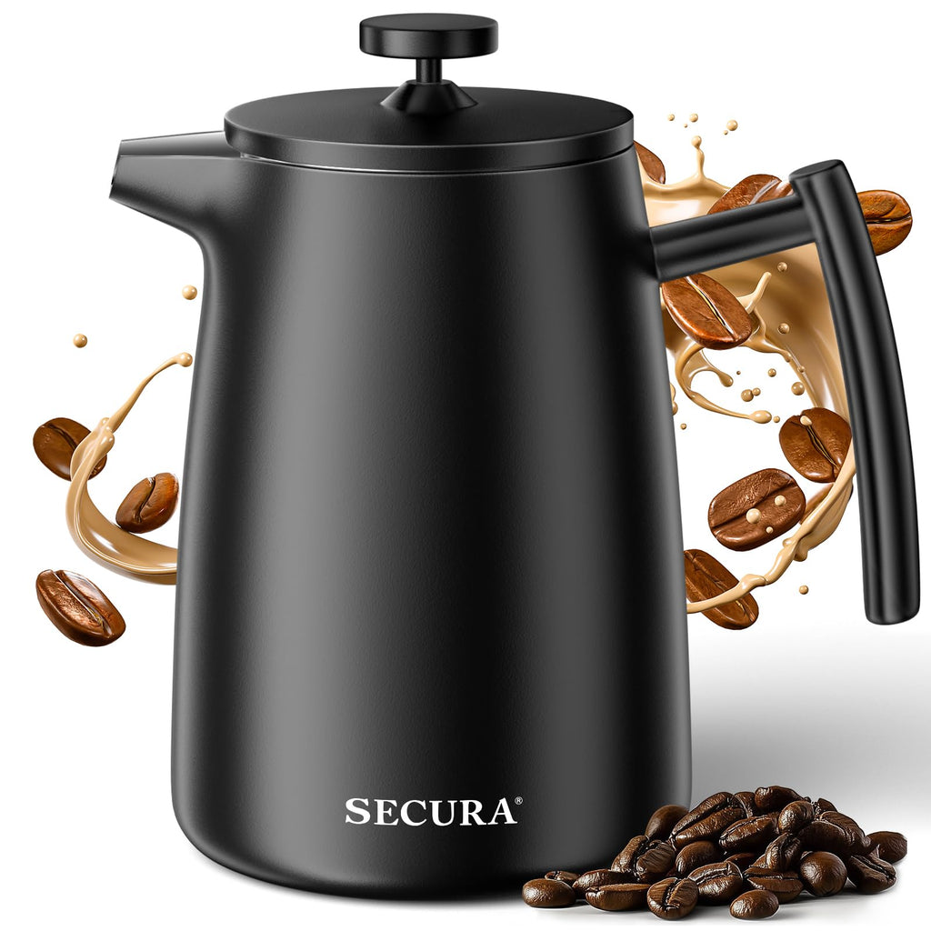 50oz Stainless Steel Insulated French Press Coffee Maker S462992