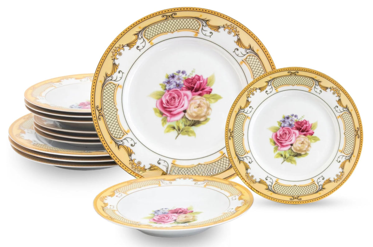 16-Piece Porcelain Dinner Set for 4 U126