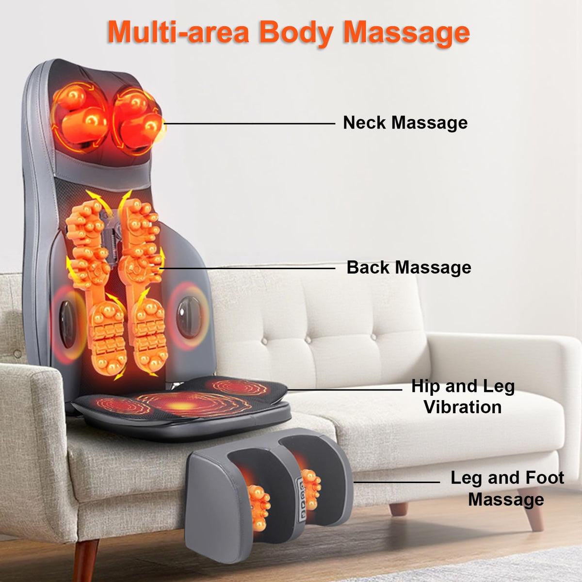 Shiatsu Back Massager with Heat N17622