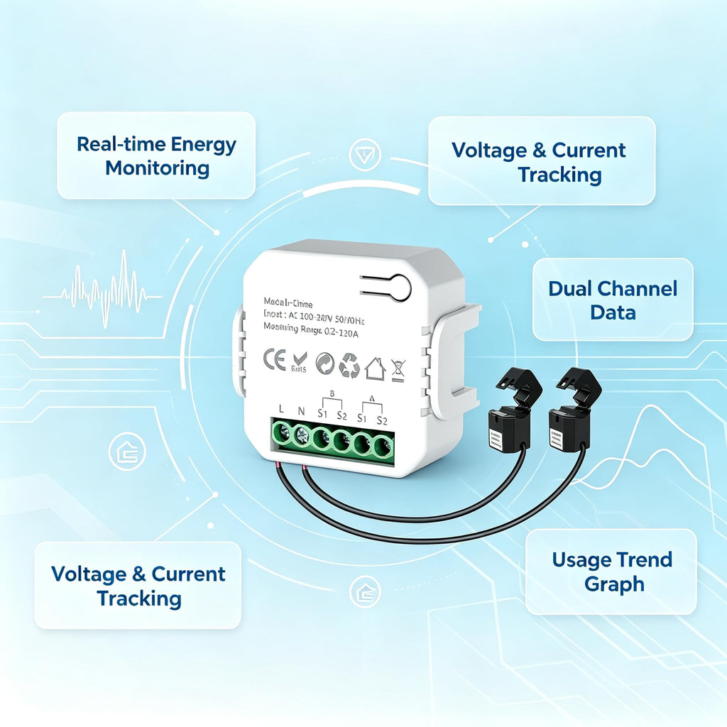 Smart Home Energy Monitor 2x120A Dual Channel F720