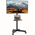 Rolling TV Stand with Wheels for 23-60 Inch Flat Curved TVs Y374