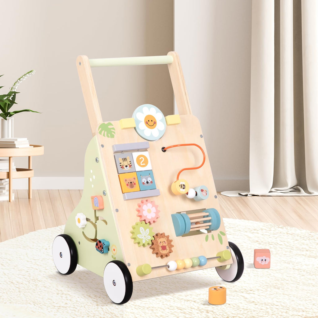 Wooden Baby Walker with Wheels H989