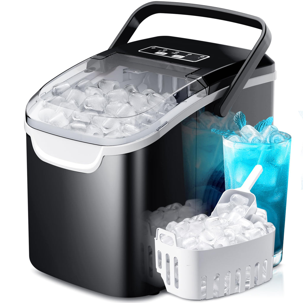 Black Countertop Ice Maker F822240