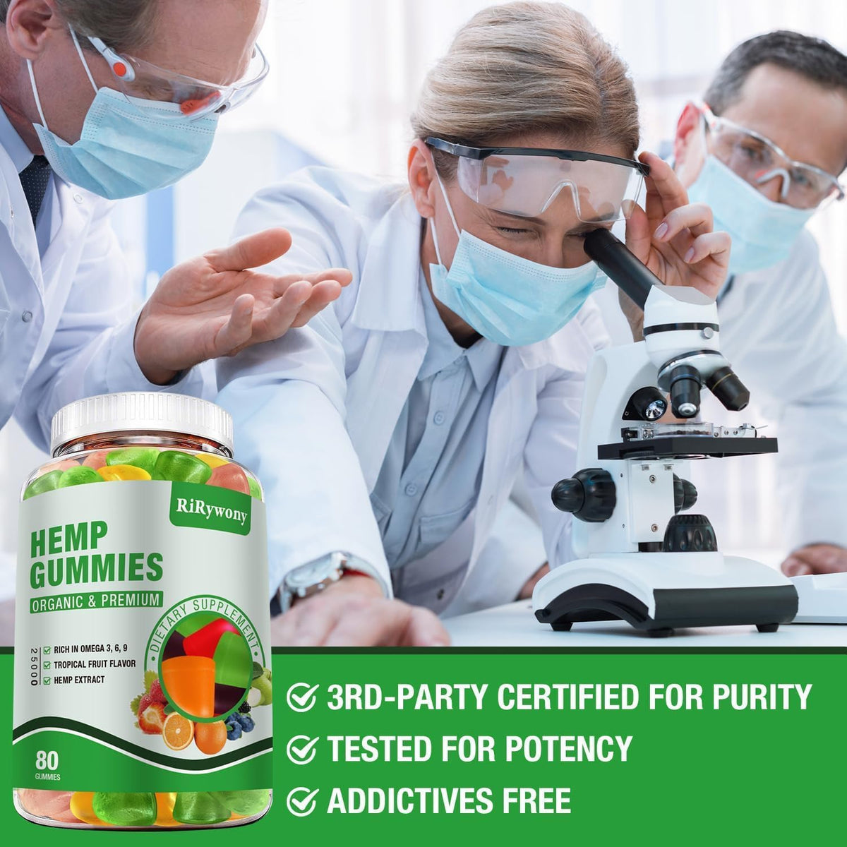 Hemp Gummies 160 Counts Z420193