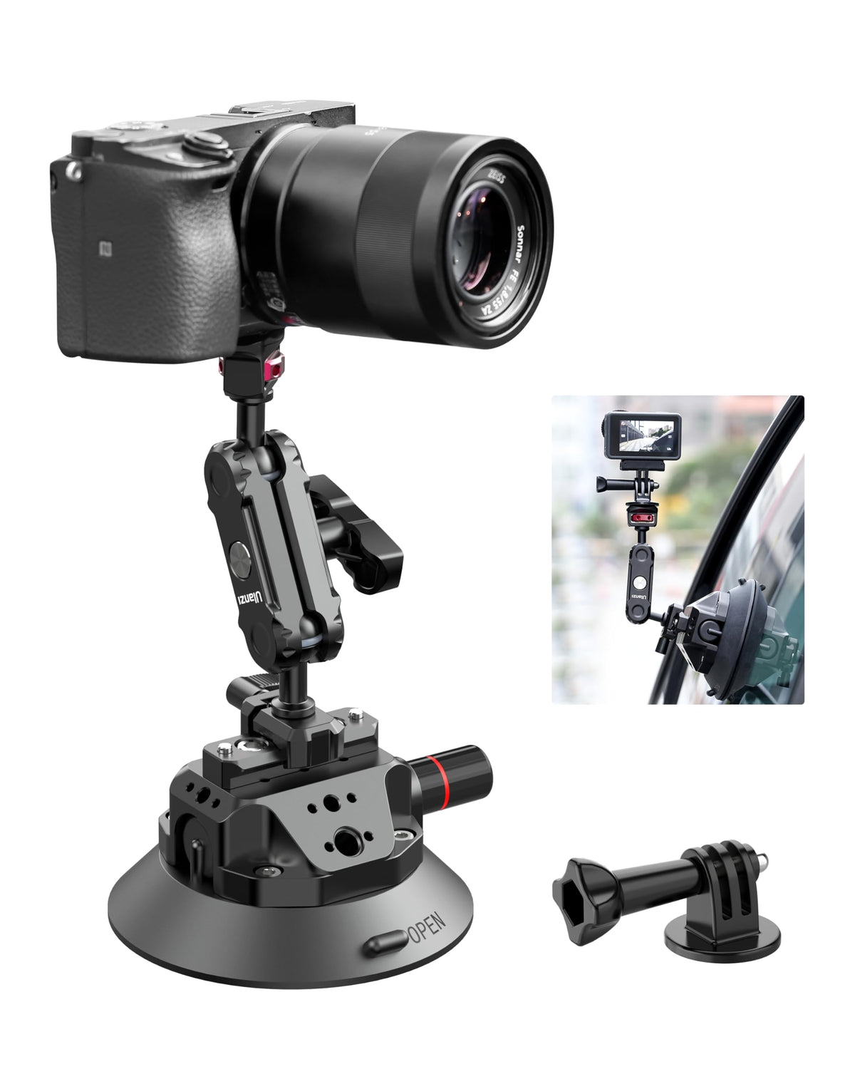 Suction Mount 4.5'' Magic Arm Bracket for DSLR Cameras V48274