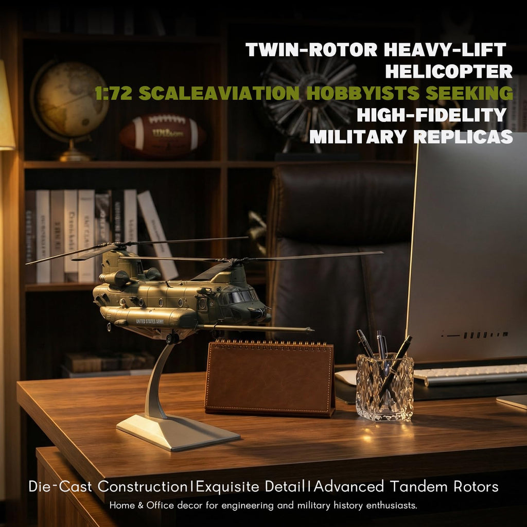 1/72 MH-47G Chinook Die-cast Metal Helicopter Model X35108