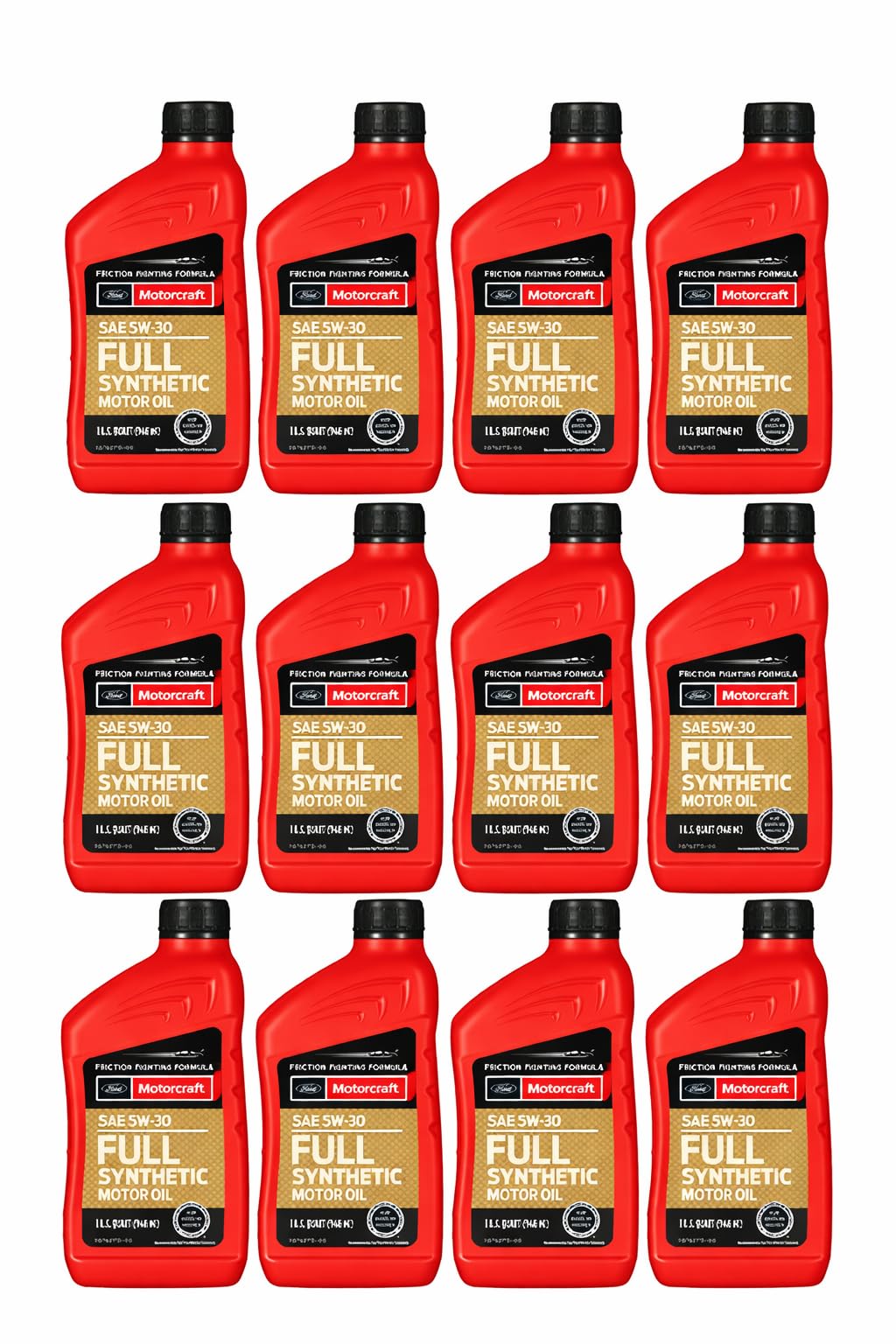 SAE 5w30 Full Synthetic Motor Oil 12 Quart Case M70031