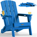Folding Adirondack Chair with 2 Cup Holders Z98333
