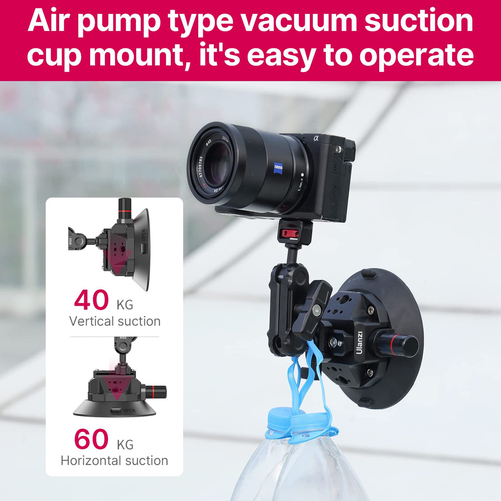 Suction Mount 4.5'' Magic Arm Bracket for DSLR Cameras V48274